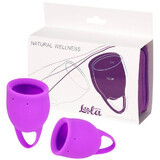 Lola Games Natural Wellness Purple Tulip menstrual cup set 2 pcs