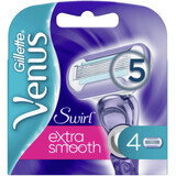 Gillette Venus Swirl Extra Smooth têtes de remplacement 4 pcs