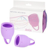 Lola Games Set of menstrual cups Wellness Natural Lavender Orchid 2 pcs