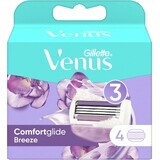 Gillette Venus Venus Venus Venus Venus Comfortglide breeze Têtes de remplacement 4 pcs