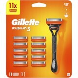 Rasoir Gillette Fusion + 11 têtes de remplacement Paquet spécial