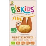 Belkorn BISkids Biscuits d'avoine bio pour enfants sans sucre ajouté 6M+ 120 g