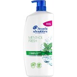 Head & Shoulders Shampooing antipelliculaire Menthol Fresh, 800 ml