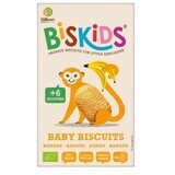 Belkorn BISkids Biscuits pour enfants au blé complet bio avec bananes sans sucre ajouté 6M+ 120 g