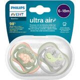 Philips Avent Ultra Air Chupete Philips Avent Ultra Air Chupete grande 6-18m Niño 2 unidades