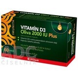 Glenmark VITAMINE D3 Olive 2000 UI Plus 60 gélules