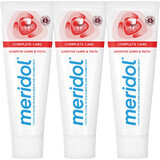 Meridol Complete Care Dentifrice pour gencives et dents sensibles 3 x 75 ml