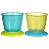 Tommee Tippee Set de recipiente pentru alimente albastru-verde 2 x 120 ml