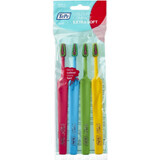 TePe Brosse à dents Compact Colour X-soft Brosse à dents Compact Colour X-soft dans un sac 3+1 gratuit 4 pcs