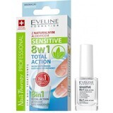 Eveline Cosmetics SPA Nail Therapy Total Action 8v1 Vernis à ongles pour ongles sensibles 12 ml