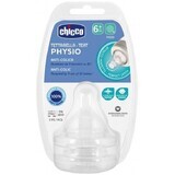 Chicco Perfect 5/Well-Being Physiologischer Schnuller für Breiflasche 6m+ 2 Stück