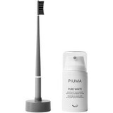 Piuma SMILE BOX brosse à dents avec dentifrice, gris doux 75 ml