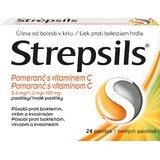 Strepsils Naranja con vitamina C 24 comprimidos