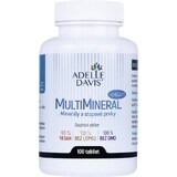 Adelle Davis MultiMineral + Chelates 100 comprimés