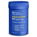 Bicaps Vitamine B3 Niacine 500mg (60 capsules) capsules de niacine, Formeds