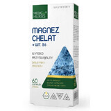 Magnésium chélaté + vitamine B6 60 gélules Medica Herbs