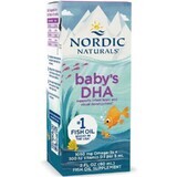 Baby's DHA Trane - acides DHA pour bébé avec vit. D3, 60 ml Nordic Naturals