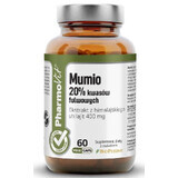 Mumio 20% acides fulviques 60 gélules PharmoVit Clean Label