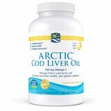 Arctic Cod Liver Oil Lemon (180 capsules) Nordic Naturals