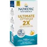 Ultimate Omega 2X, 2150mg citron - 120 capsules moi Nordic Naturals