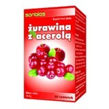 Cranberry cu acerola 60 comprimate SANBIOS