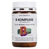 Complexe de vitamines B (niacine, B1, B2, B6, B12) 100 gélules Sanct Bernhard