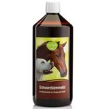 Huile de nigelle pour chiens et chevaux 1000 ml Tierlieb Sanct Bernhard