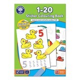 Livre de coloriage avec des activités en anglais et des autocollants, 4 ans et plus, Orchard Toys