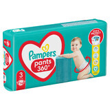 Pañales Maxi Pack Pants Stop & Protect, 6-11 kg, Nr. 3, 56 piezas, Pampers