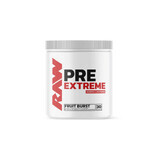 Pre Workout Extreme, 360 g, Fruit Brust, Raw Nutrition