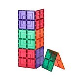 Jeu de construction avec pièces magnétiques Large Square Pack, +3 ans, 8 pièces, Learn & Grow