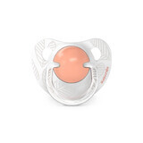 Anatomic silicone pacifier Dreams, 6-18 months, Peach, 2 pieces, Suavinex