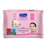 Dermasoft Orchid - Based Collagen Cleansing Wipes, 20 pieces, Septona