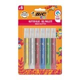 Autocollants pailletés pour enfants, 3 ans et plus, 6 pièces, BIC