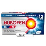 Nurofen SR, 300 mg, 12 comprimés à libération prolongée, Reckitt Benckiser