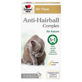 Complexe anti-boules de poils pour chats, 25 sachets, Doppelherz Pets