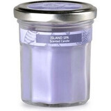 Emocio Bouteille en verre violet avec couvercle en métal Bougie parfumée Island Spa 1×1 pc, taille 69 x 85 mm