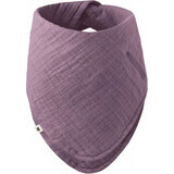 BIBS Bandana bavoir en mousseline de coton biologique, Mauve 1×1 pc bavoir