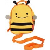 Zoo SKIP HOP backpack with safety leash Bee 1+ 1×1 pcs, backpack