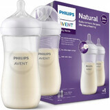 Philips AVENT Natural Response Bottiglia 330 ml, 3m+ 2 pz 1×2 pz 1×2 Bottiglia, vetro