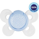 CHICCO Physio Comfort Silikon Schnuller Junge - Dots 1 Stück, 6-16 m 1×1 Stück, Junge - Dots, 6-16 m