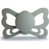 FRIGG Butterfly sucette anatomique en silicone Sage, 0-6m 1×1 pc, sucette en silicone