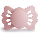 FRIGG FRIGG Sucette en silicone symétrique Lucky Baby Pink, 0-6m 1×1 pc, sucette en silicone