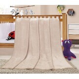 Couverture pour enfants KORALL MICRO 1014/027 75x100 beige sans broderie 1×1 pc, couverture pour bébé