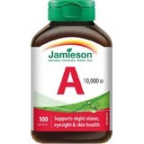 Jamieson Vitamine A 10 000 UI 1×100 tbl, complément alimentaire