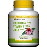 BIO Pharma Echinacea, Vitamine C, Zinc 1×120 tbl, complément alimentaire