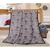 Baby blanket ELLA 1005/168 75x100cm dog with ball 1×1 pc, baby blanket