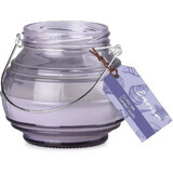 Emocio Bouteille en verre violet bougie parfumée Island Spa 1×1 pc, taille 115 x 100 mm