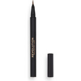 Revolution Hair Stroke Brow Pen Marrón Medio 1×0,50 ml, lápiz de cejas