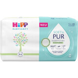 HiPP Babysanft Soft & Pure Reinigungstücher 3 x 48 Stück 3×48 Stück 3×48 Stück, Feuchttücher